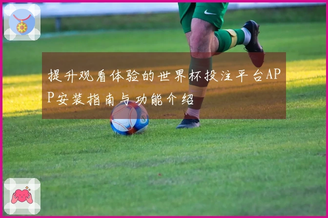 提升观看体验的世界杯投注平台APP安装指南与功能介绍