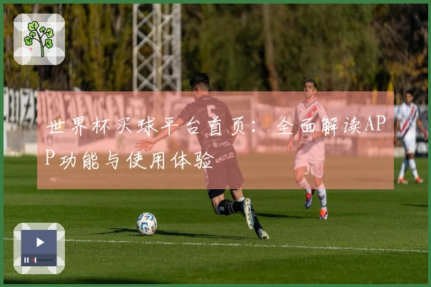 世界杯买球平台首页：全面解读APP功能与使用体验