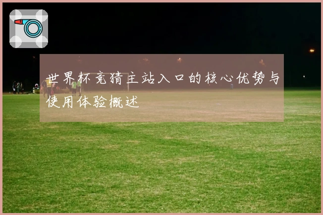 世界杯竞猜主站入口的核心优势与使用体验概述